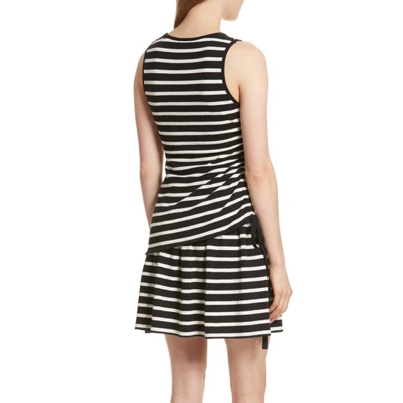 NEW DEREK LAM 10 CROSBY STRIPED MINI DRESS - Picture 7 of 10